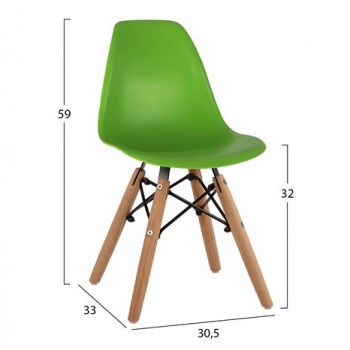 Καρέκλα TWIST KID πράσινη